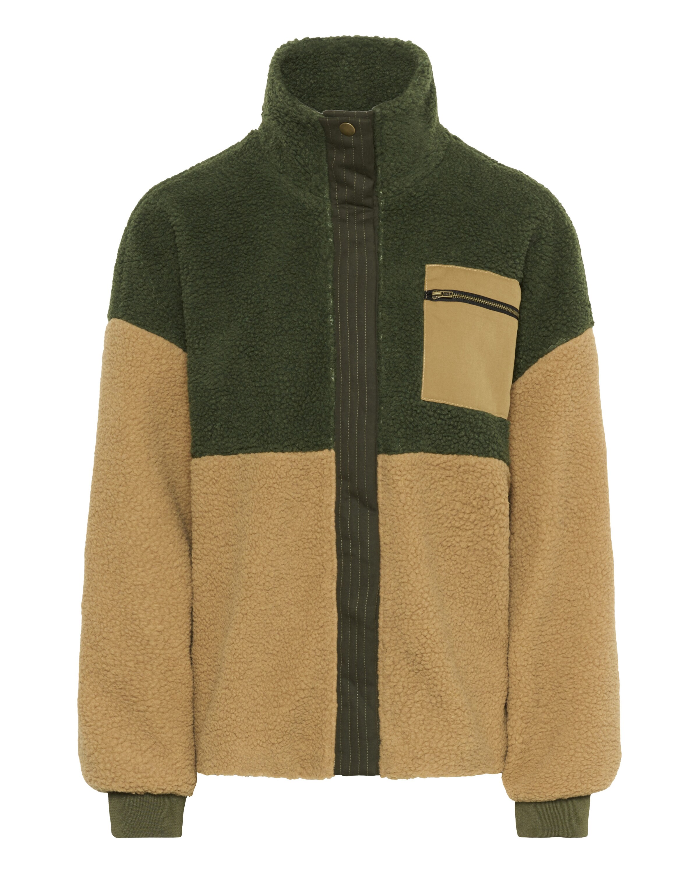 CULTURE Overgangsjakke i beige: forside