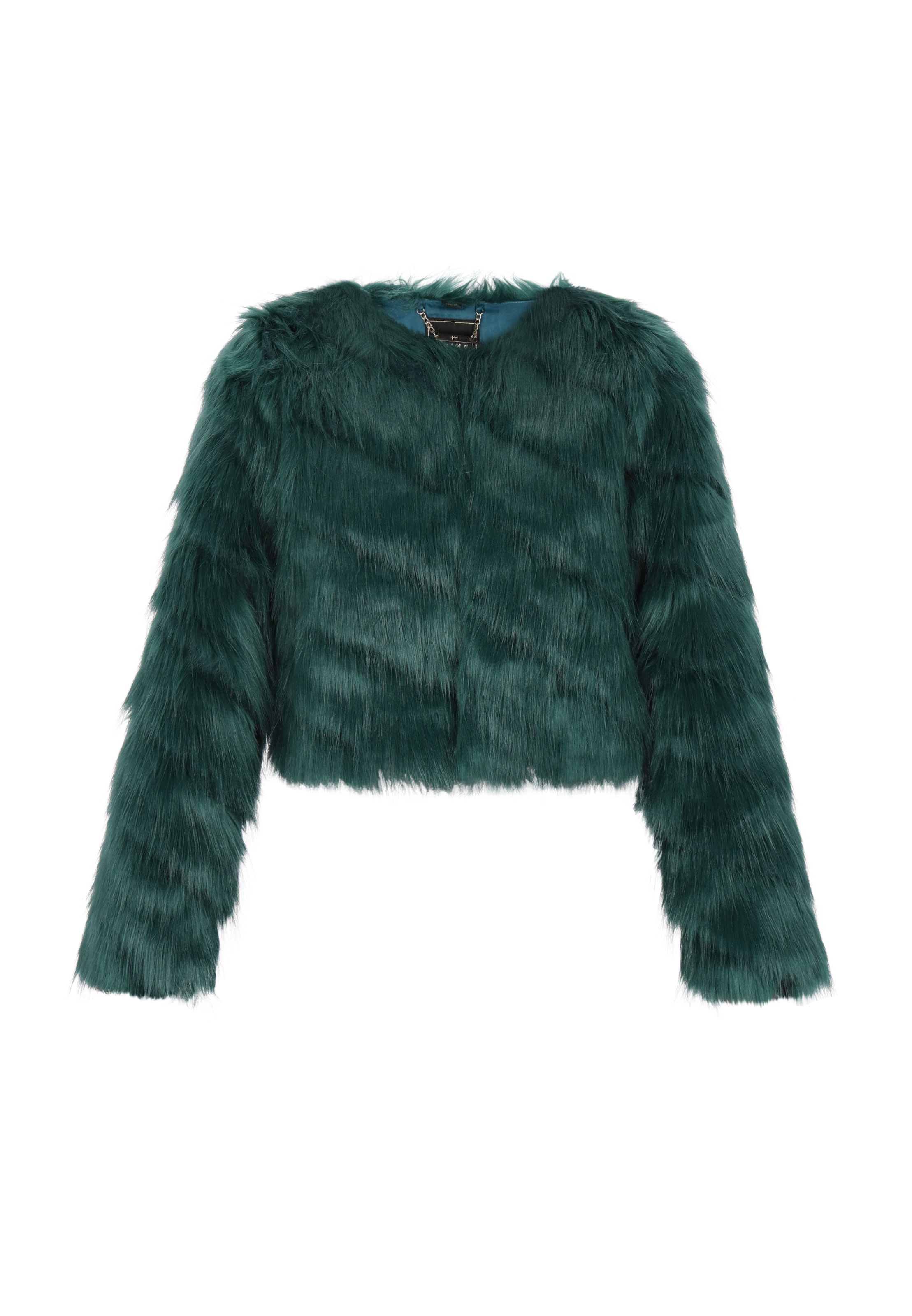 faina Демисезонная куртка в Зеленый: спереди