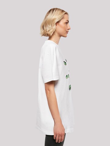 F4NT4STIC Oversized Shirt 'Scary Eyes' in White