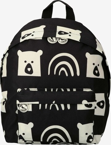 Turtledove London Backpack in Black: front