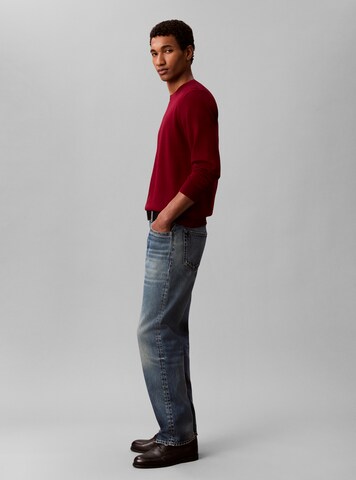 Calvin Klein Regular Trui in Rood