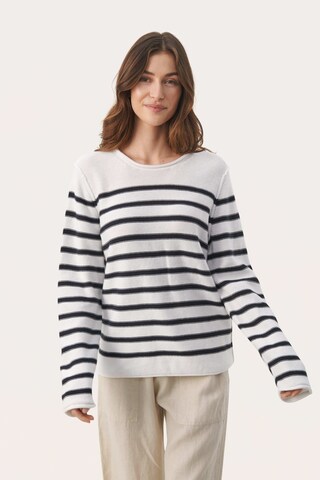 Part Two Sweater 'Eivor' in White: front