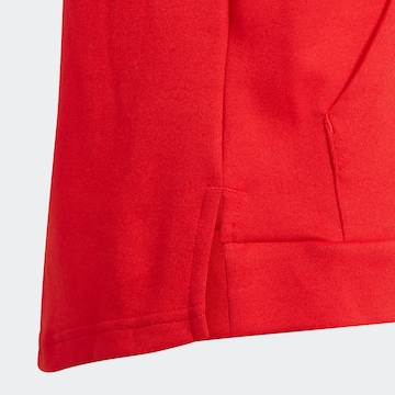 Bluză cu fermoar sport de la ADIDAS SPORTSWEAR pe roșu