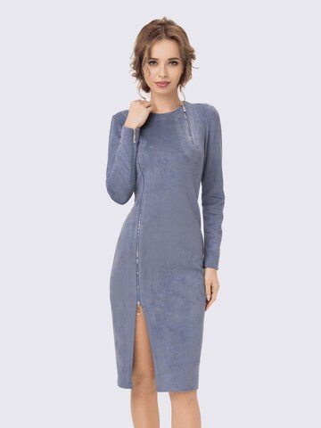 Anushka Sheath Dress in Blue: front