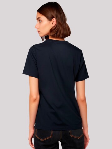 F4NT4STIC Shirt 'Retro Halloween Groovin and spookin Disco ball' in Blauw