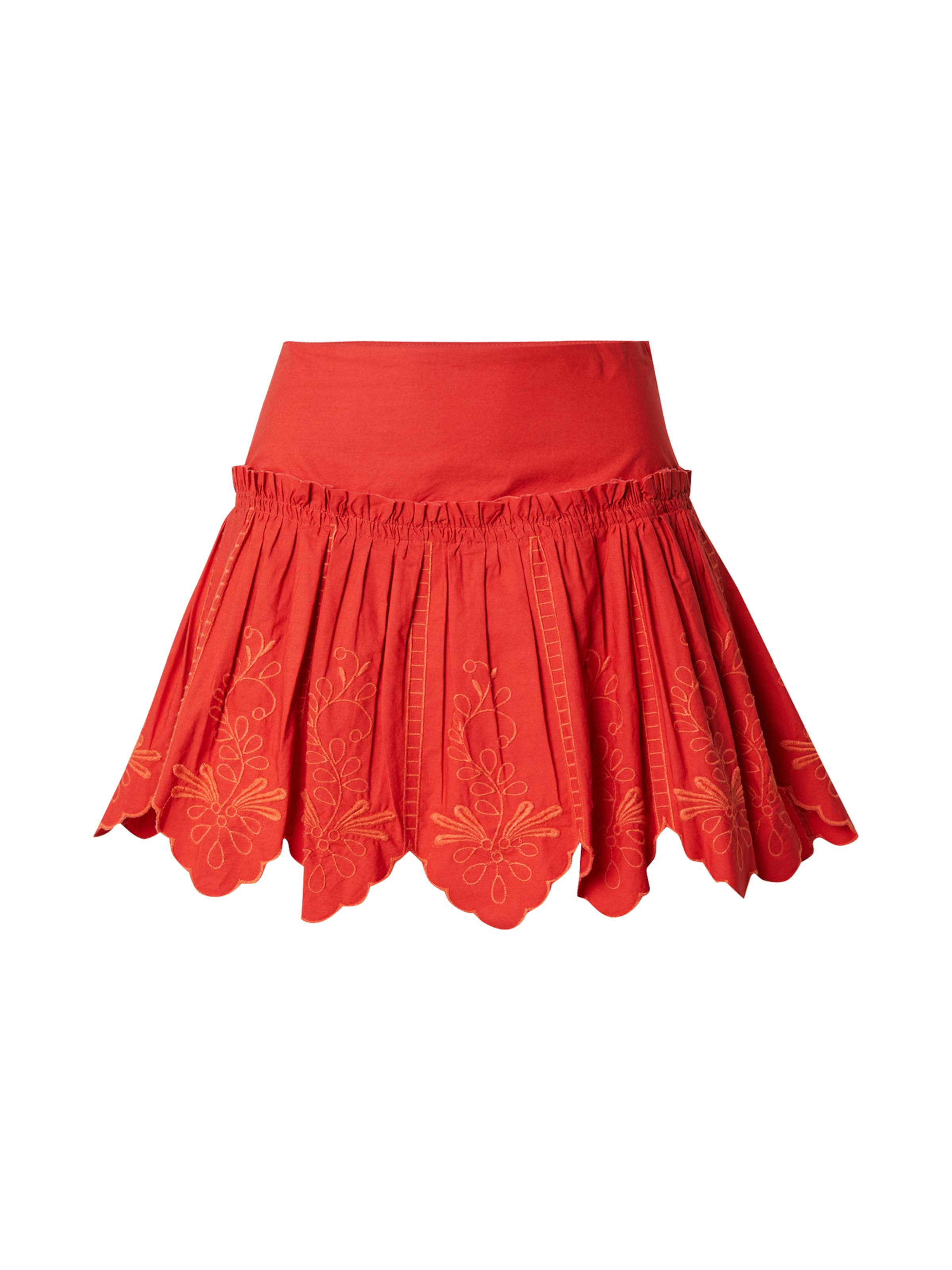 TOPSHOP - Falda en rojo: frente