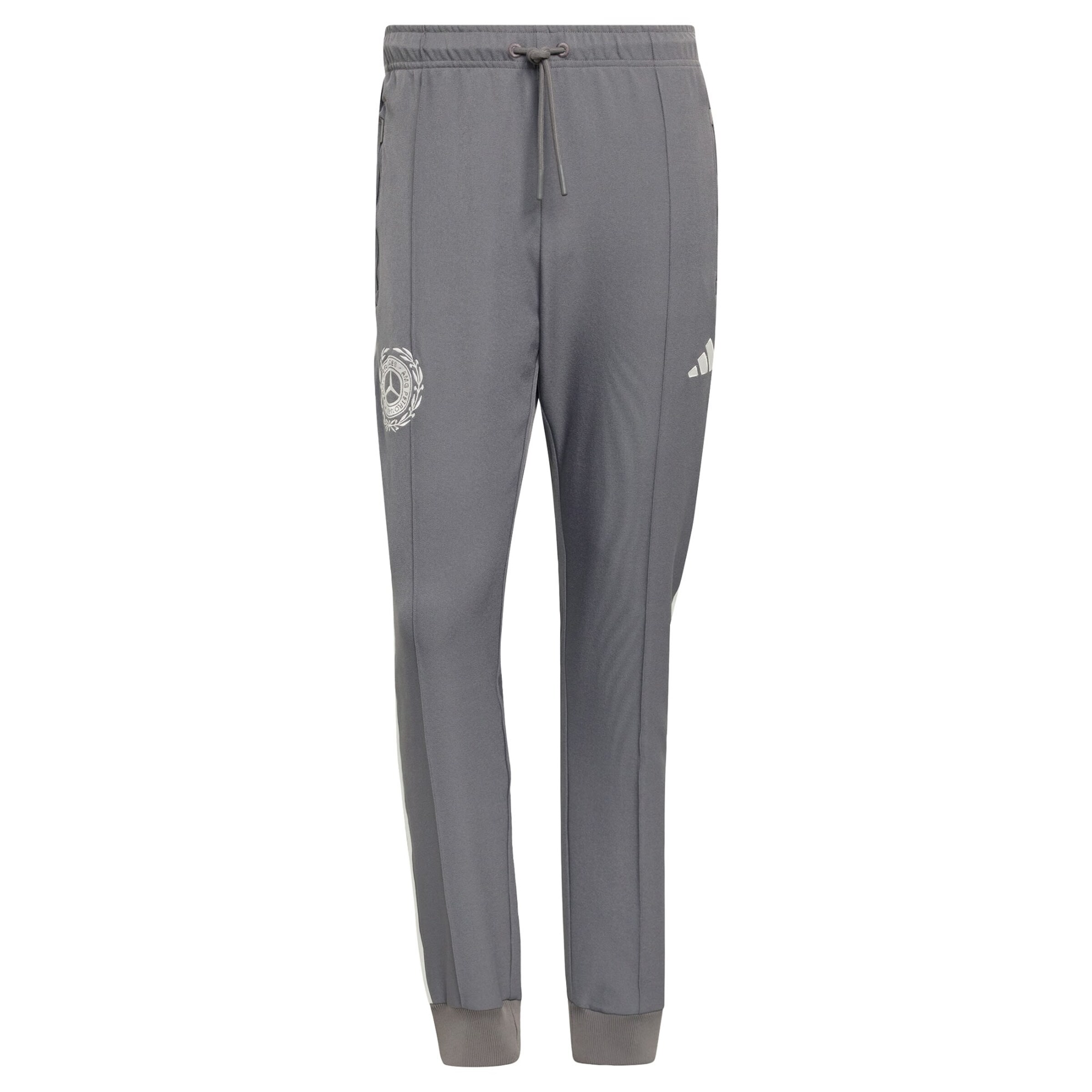 ADIDAS PERFORMANCE - Tapered Calças de desporto em cinzento: frente