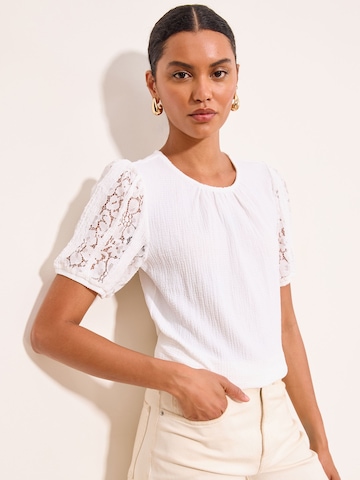 Lipsy Bluse i hvid: forside
