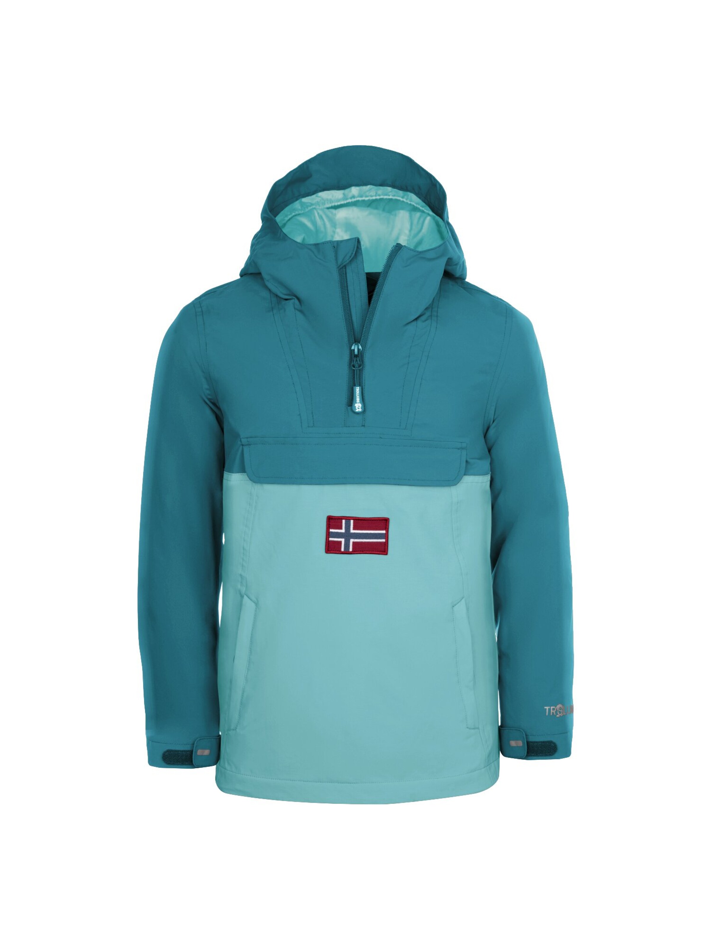 TROLLKIDS Winter Jacket in Blue: front