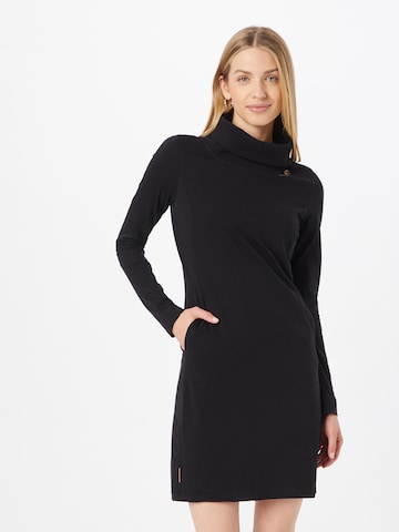 Ragwear Kleid 'PLENA' in Schwarz: predná strana