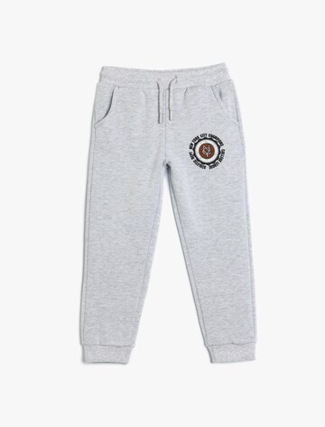 Koton Tapered Trousers in Grey: front