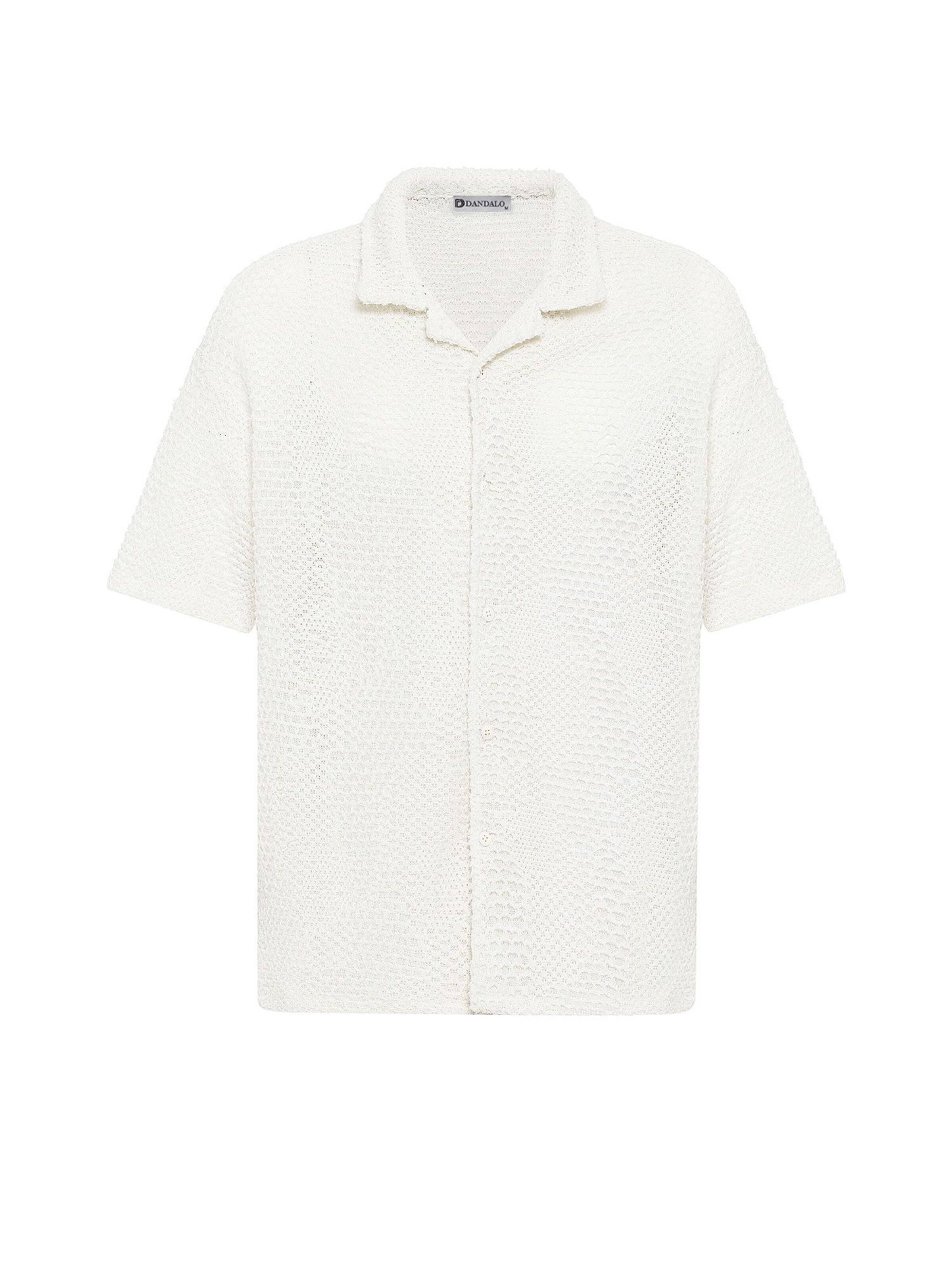 Dandalo Pohodlné nošení Košile – bílá: přední strana