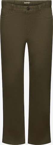 ESPRIT Regular Broek in Groen: voorkant