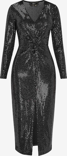 Kokteilinė suknelė iš faina, spalva – antracito spalva, Prekių apžvalga