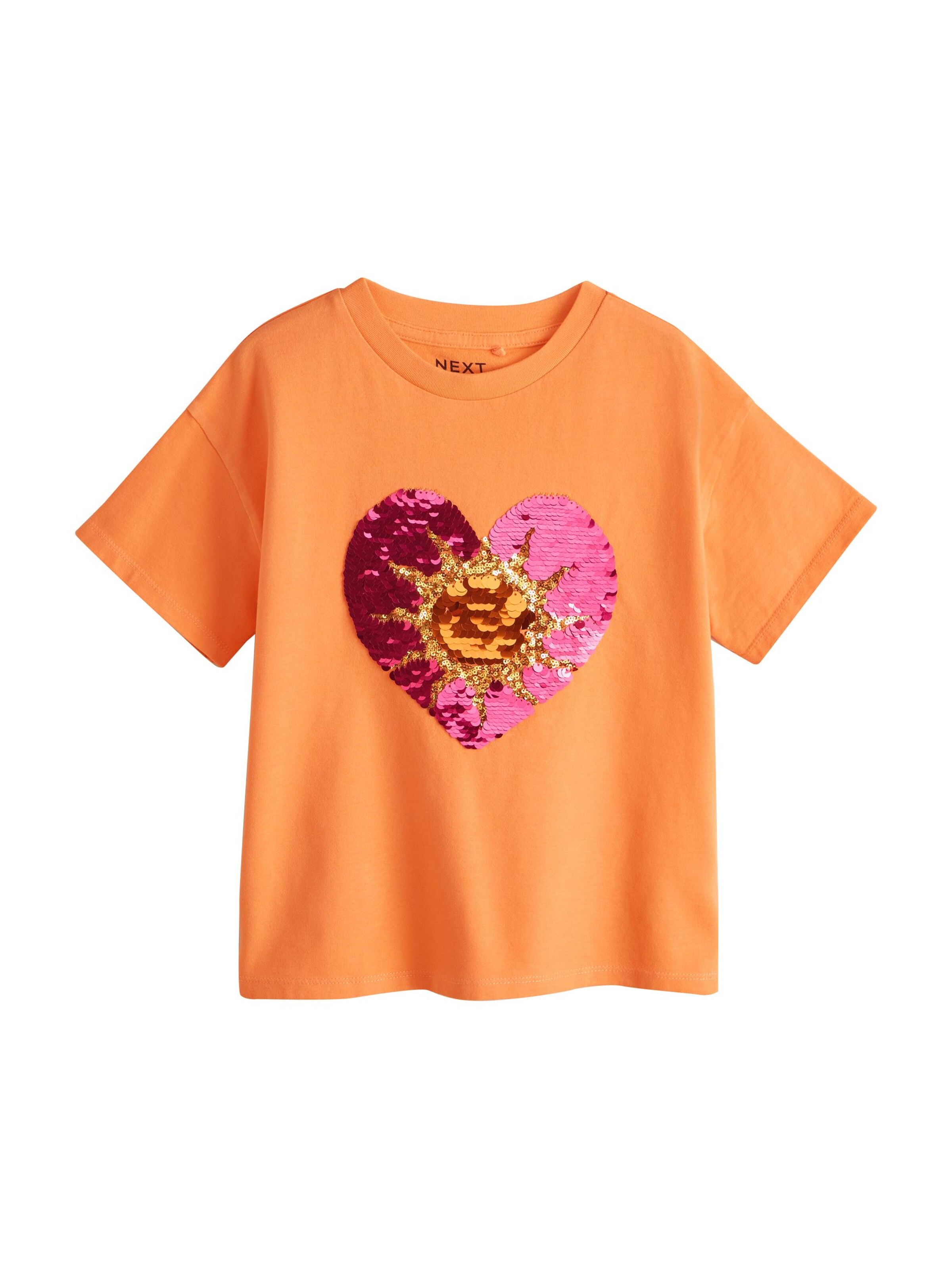 Next T-Shirt in Orange: Vorderseite