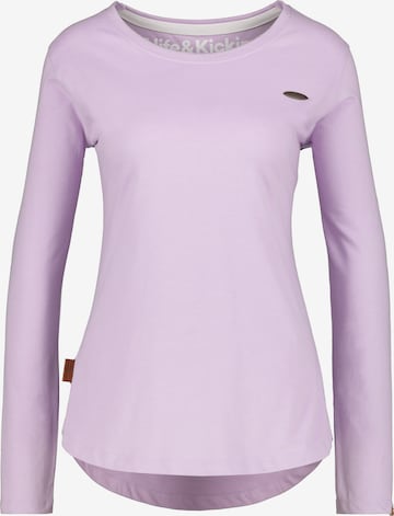 Alife and Kickin - Camisa 'Lea' em roxo: frente