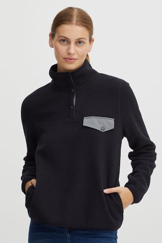 Oxmo Fleece Jacket in Black: front