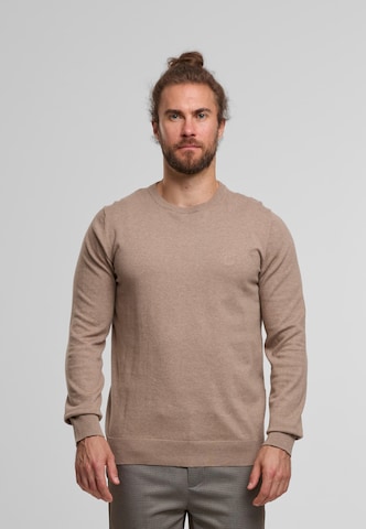 Pull-over 'INWildman' INDICODE JEANS en marron : devant