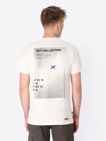 SPITZBUB Shirt 'Fly' in Weiß