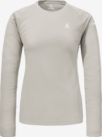 Schöffel Functioneel shirt 'Blaueis' in Wit: voorkant