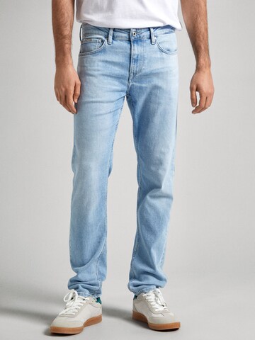 Pepe Jeans - Slimfit Vaquero en azul: frente