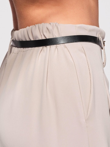 Ombre Wide Leg Bukser i beige