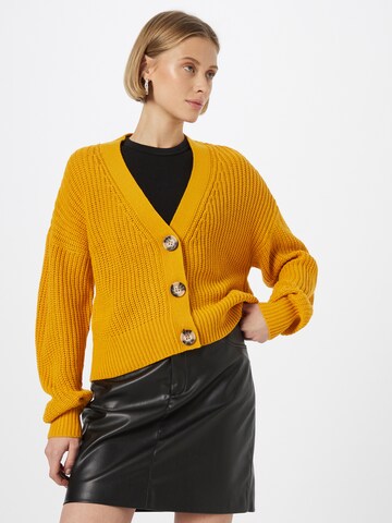 Cardigan 'JDYJUSTY' JDY en jaune : devant