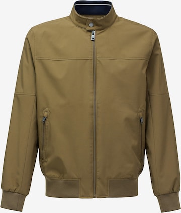 Salsa Jeans Tussenjas in Groen: voorkant