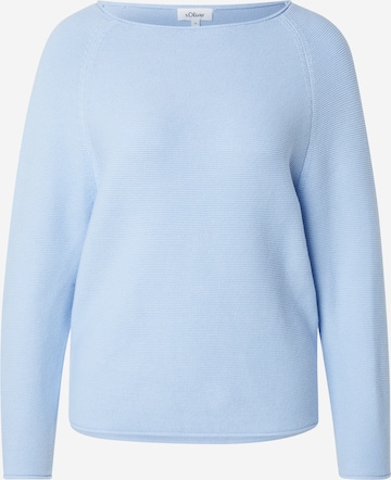 s.Oliver Pullover in Blau: Vorderseite