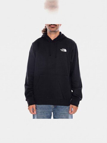 THE NORTH FACE Sweatshirt 'M EVO BOX NSE REG HD TNF BLACK' in Zwart