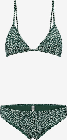 Shiwi Bikini 'Tuvalu Romy' in Green: front