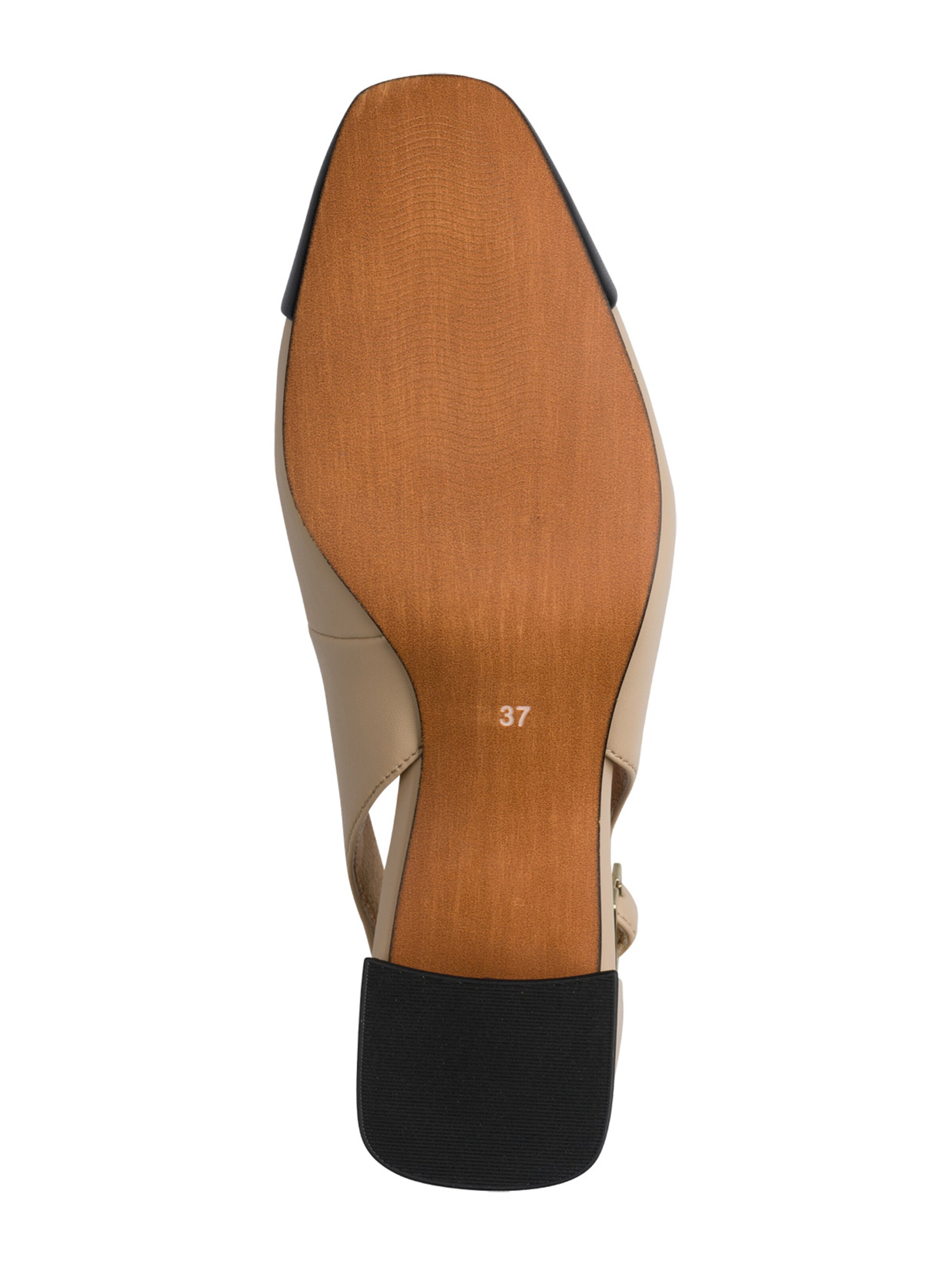 MARCO TOZZI Лодочки с открытой пяткой в Бежевый