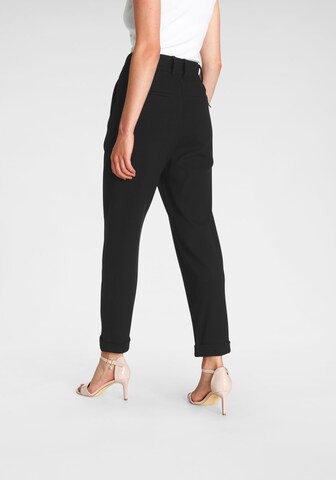 MAC Regular Pleat-Front Pants in Black
