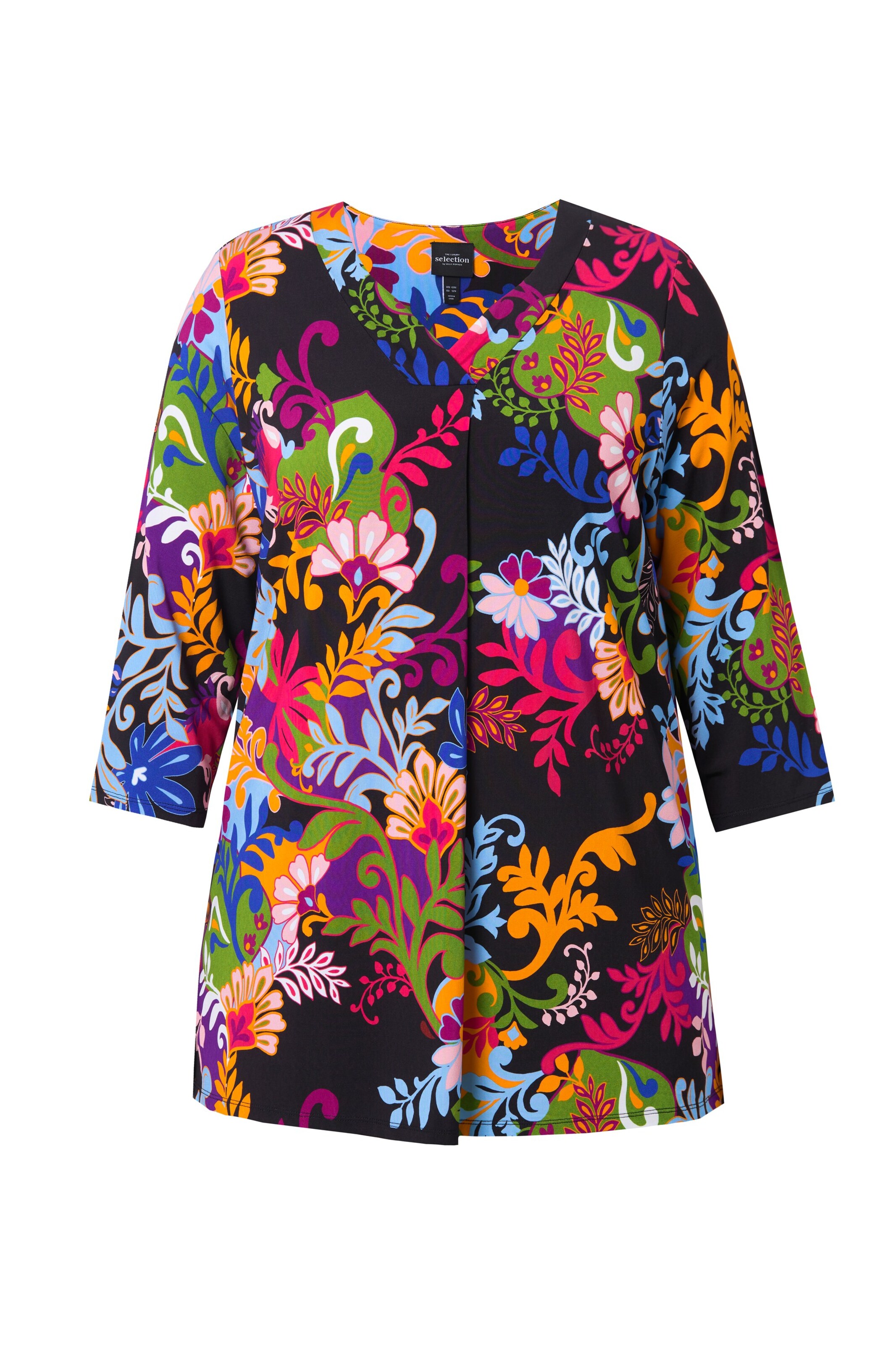 Ulla Popken Shirt in Black: front