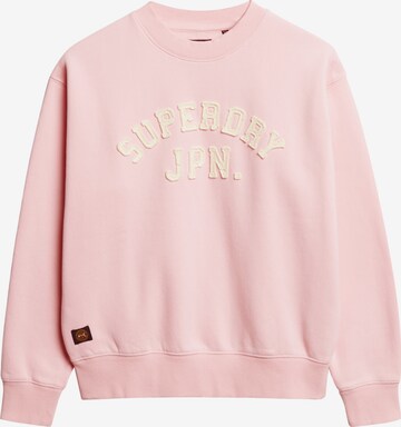 Superdry Sweatshirt in Pink: predná strana