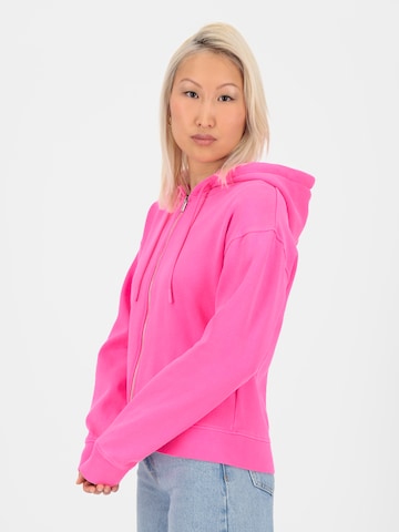 Alife and Kickin Sweat jacket 'Rana' in Pink