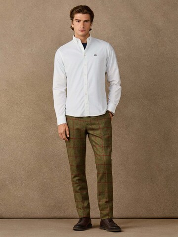 Coupe regular Chemise Hackett London en blanc