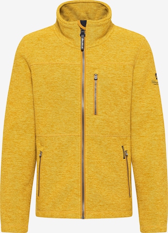 Schmuddelwedda Fleece jacket in Yellow: front