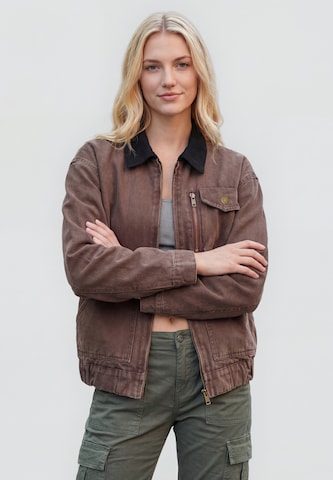 MYMO - Chaqueta de entretiempo en azul: frente