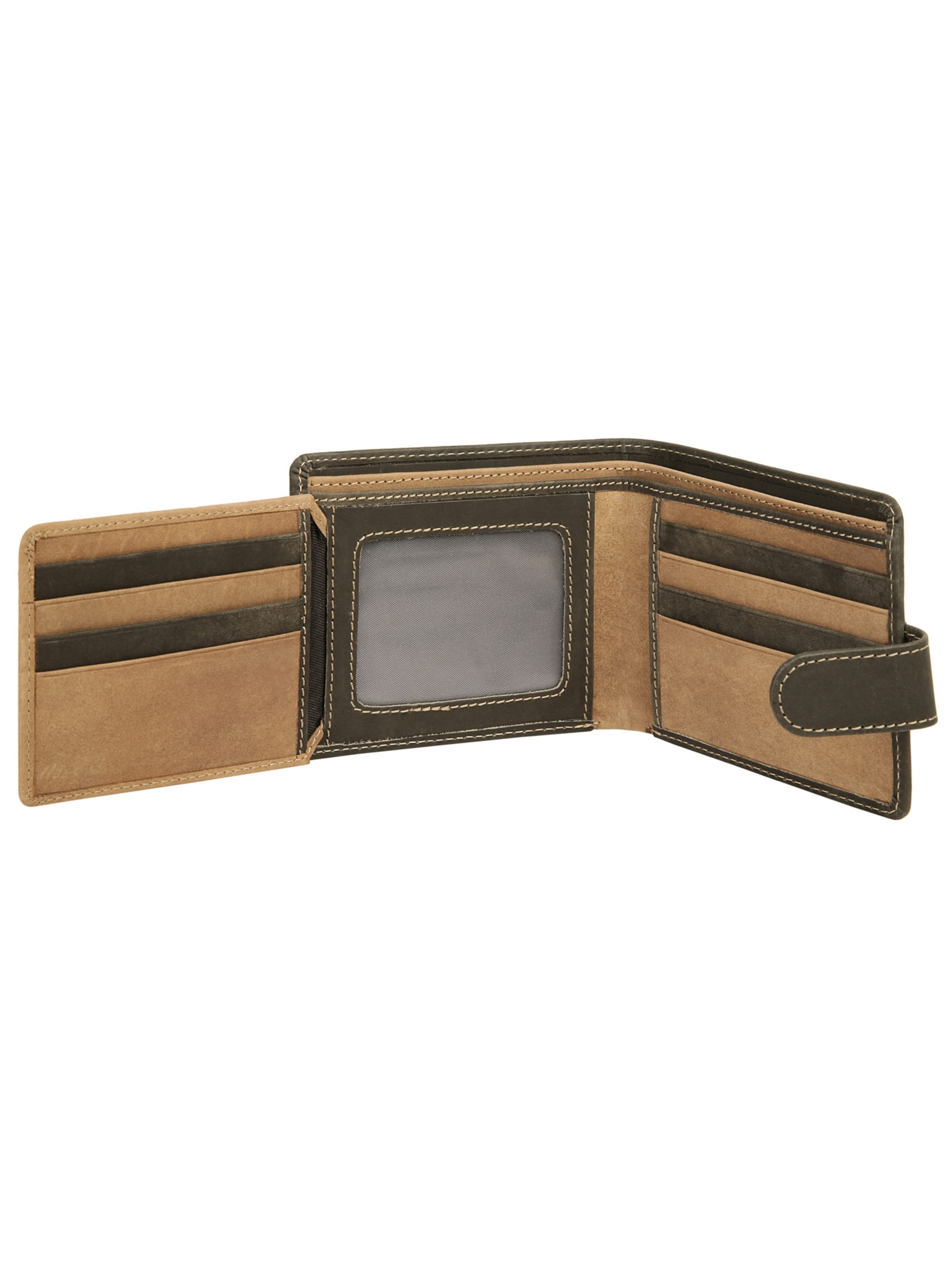 BODENSCHATZ Portemonnaie 'BICOLOUR'‌‌‌ in Schwarz