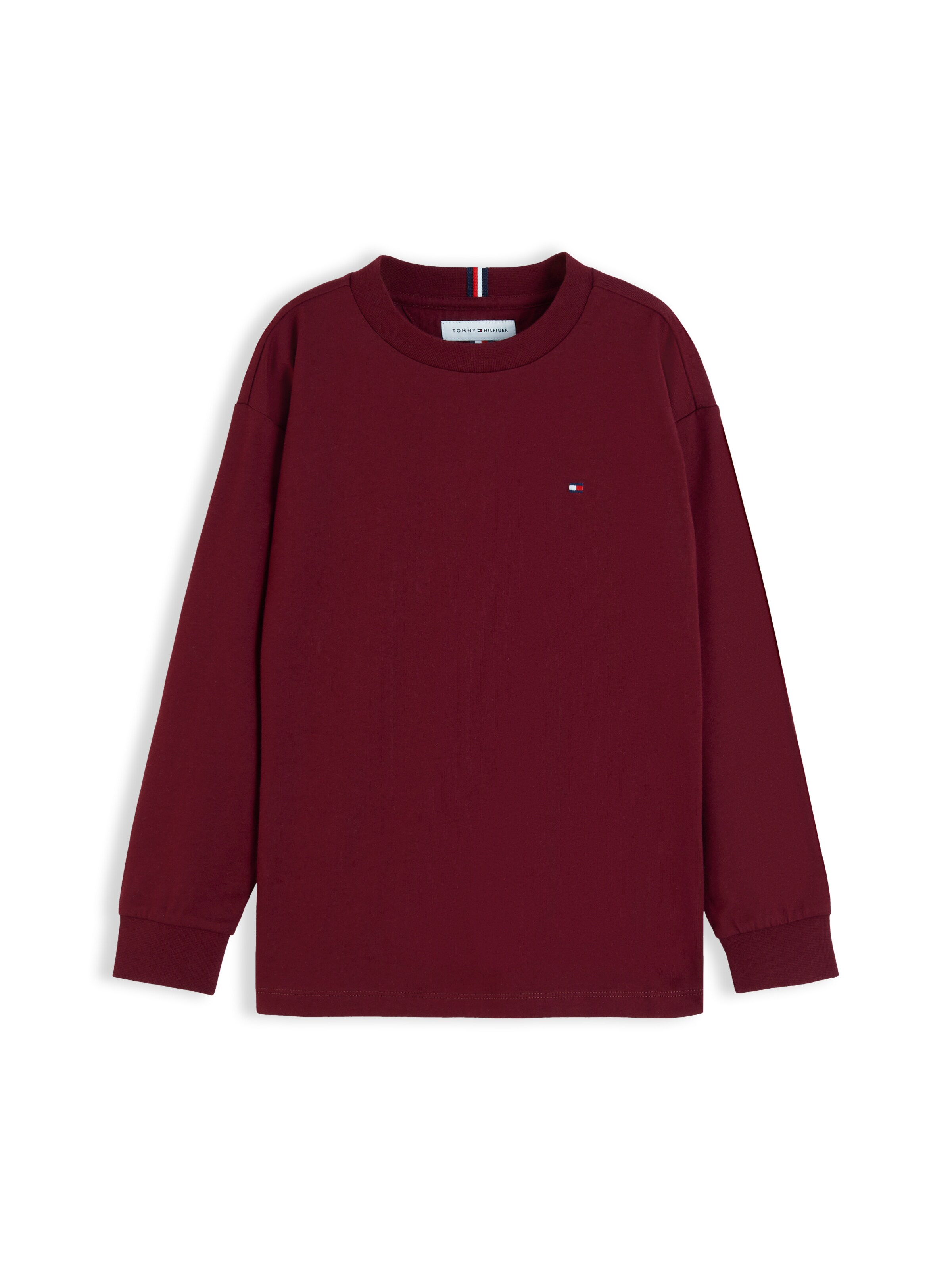TOMMY HILFIGER Tričko 'ESSENTIAL' – červená: přední strana