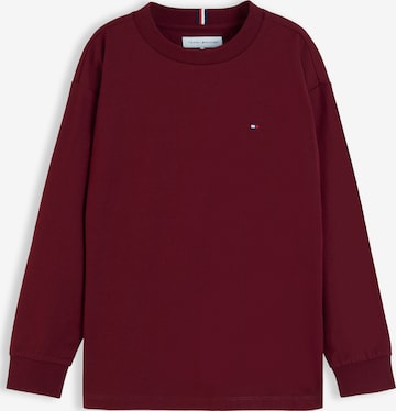 TOMMY HILFIGER Tričko 'ESSENTIAL' – červená: přední strana