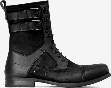 Kazar Lace-Up Boots in Black