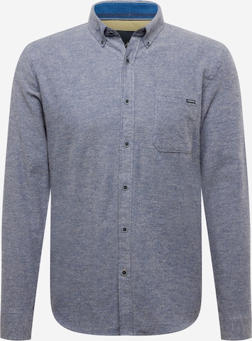 Lindbergh Regular fit Button Up Shirt in Blue: front