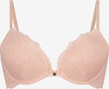 Hunkemöller Push-up Melltartó 'Marine' - rózsaszín: elől