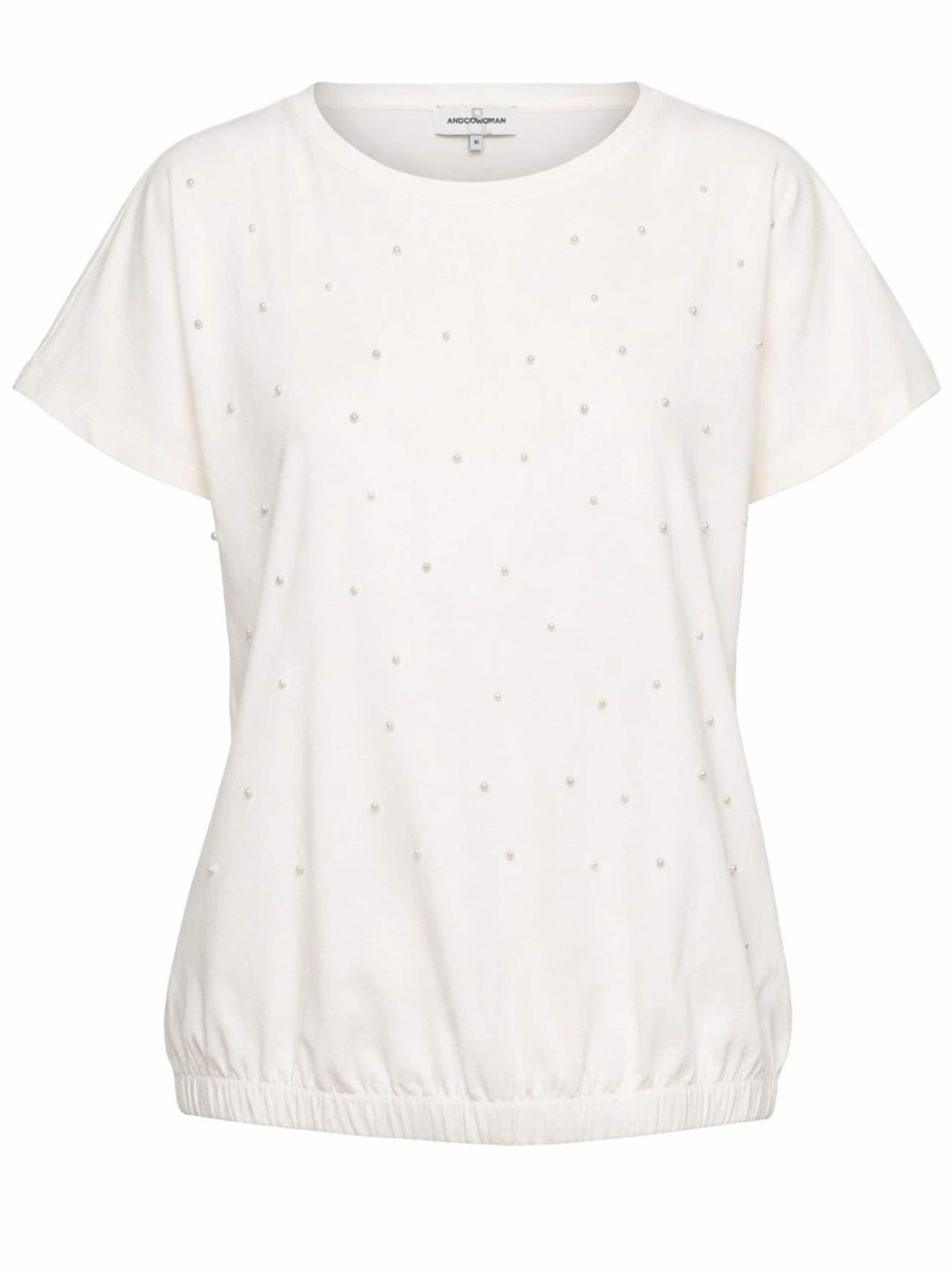 &co woman Shirt 'Terese' in Beige: voorkant