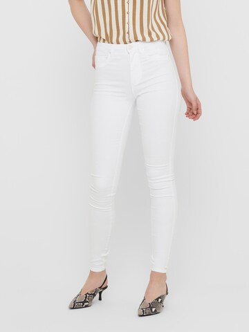 Only Petite Skinny Jeans 'ROYAL' in Weiß: predná strana