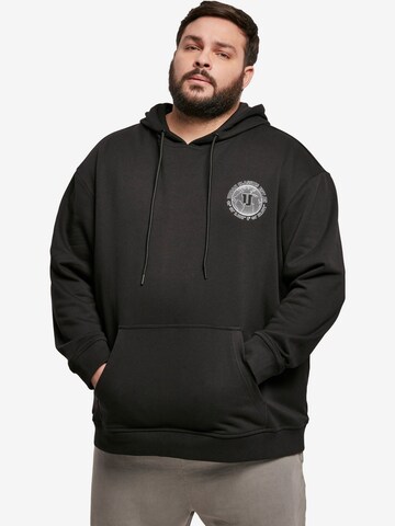 Sweat-shirt 'Globetrotter' Urban Classics en noir : devant