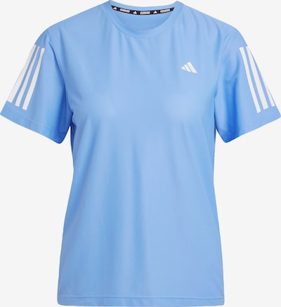 ADIDAS PERFORMANCE Toiminnallinen paita 'Own The Run' värissä taivaansininen / valkoinen, Tuotenäkymä
