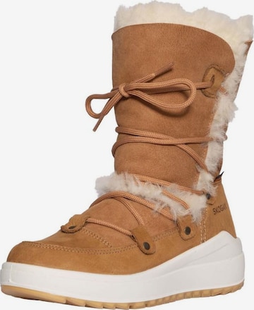 Boots da neve di SKOGAN in beige: frontale